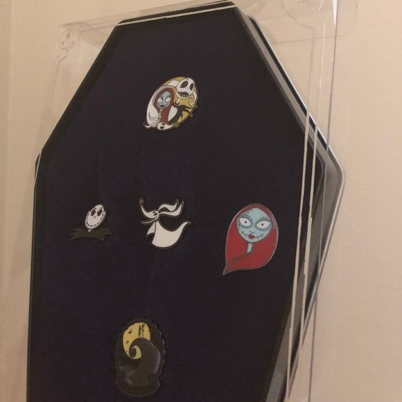 NWT Disney Tim Burton's The Nightmare Before Christmas Jack Sally Zero Pins Goth - Picture 2 of 6